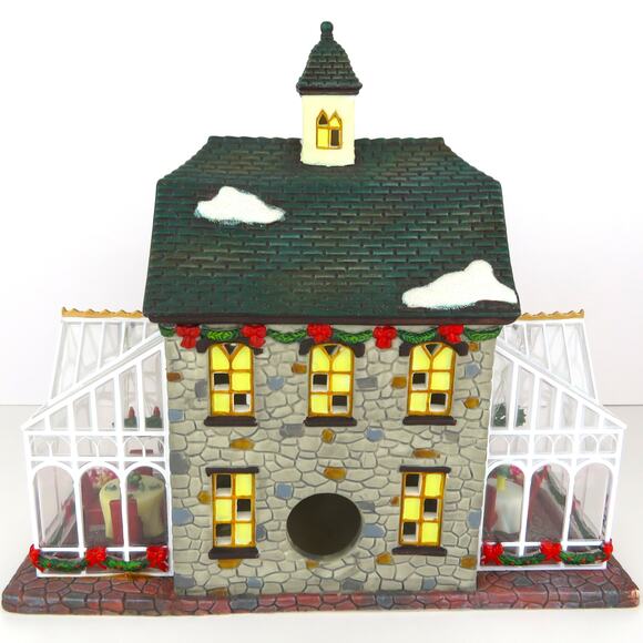 Holiday Time Beautiful Bulbs Porcelain Lighted Village Collectibles House 2004 - Picture 5 of 16